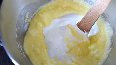 ванильное парфе с крошкой печенья