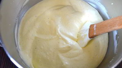 ванильное парфе с крошкой печенья