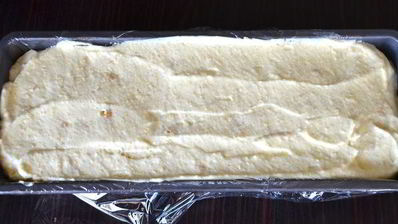 ванильное парфе с крошкой печенья