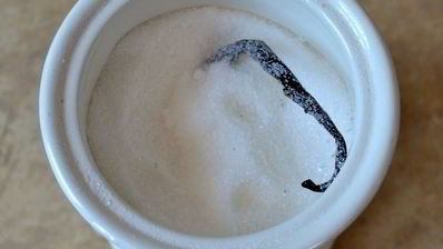 ванильное парфе с крошкой печенья