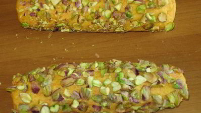 закусочное печенье сабле с фисташками