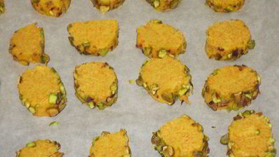 закусочное печенье сабле с фисташками