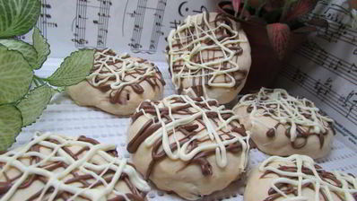 желейное печенье с вяленой вишней