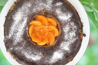 Абрикосово-шоколадный пирог