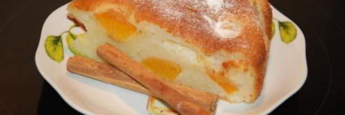 Абрикосовый пирог по-быстрому