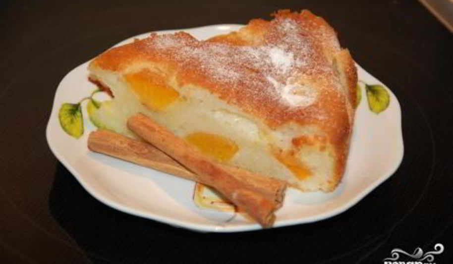 Рецепт абрикосового пирога по-быстрому