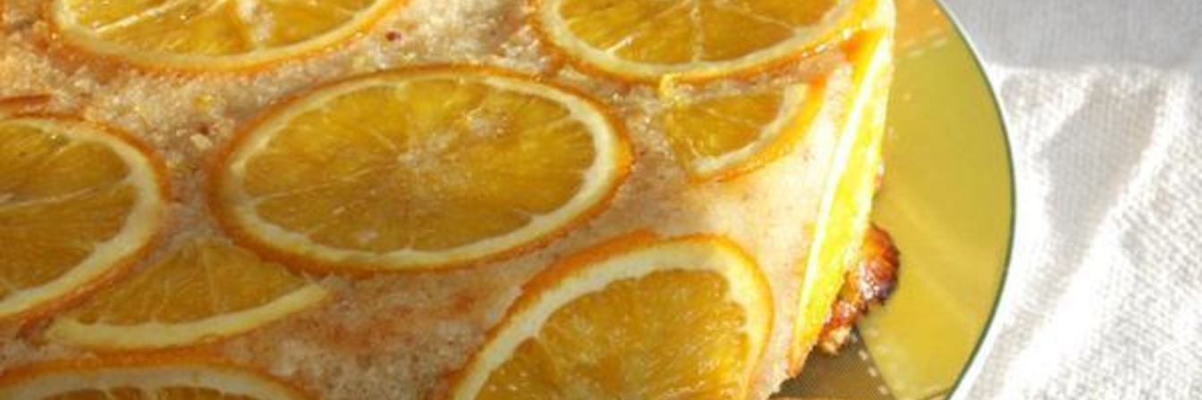 Ароматный пирог с апельсинами