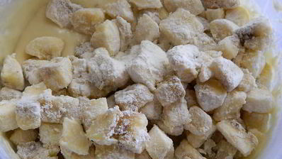 банановый пирог с кремом