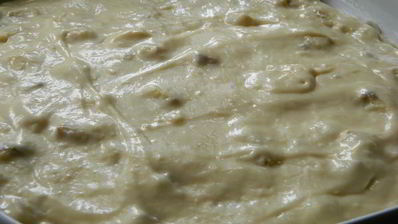 банановый пирог с кремом