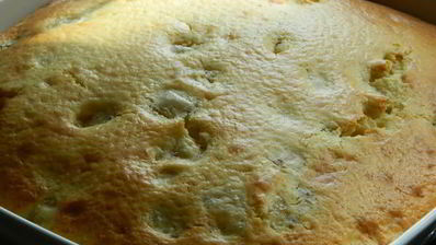 банановый пирог с кремом