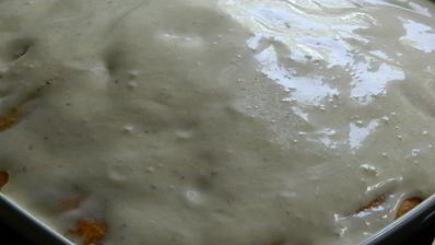 банановый пирог с кремом