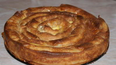 блинный пирог с курицей и грибами