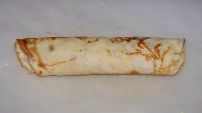 блинный пирог с курицей и грибами