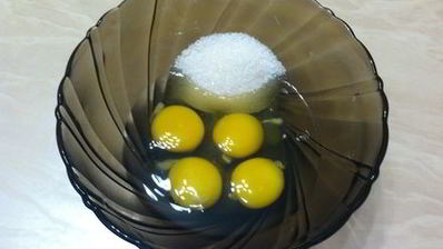 блинный пирог с яблоками и бананами