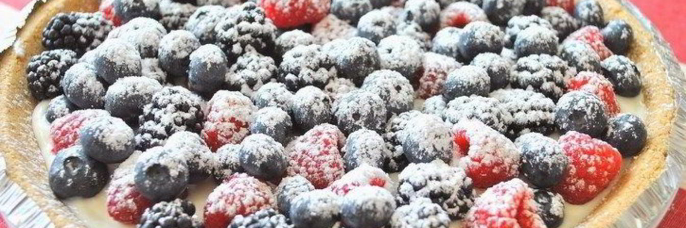 Быстрый пирог с ягодами