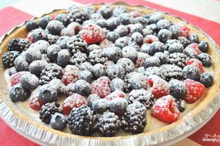 Быстрый пирог с ягодами