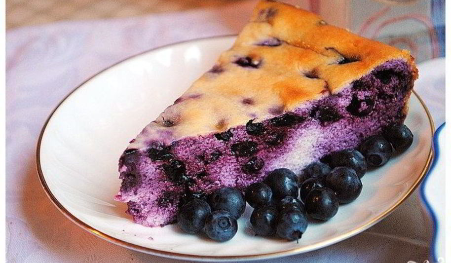 Рецепт черничного пирога диетического