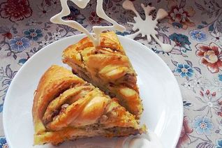 Дрожжевой пирог Апельсиновый вихрь