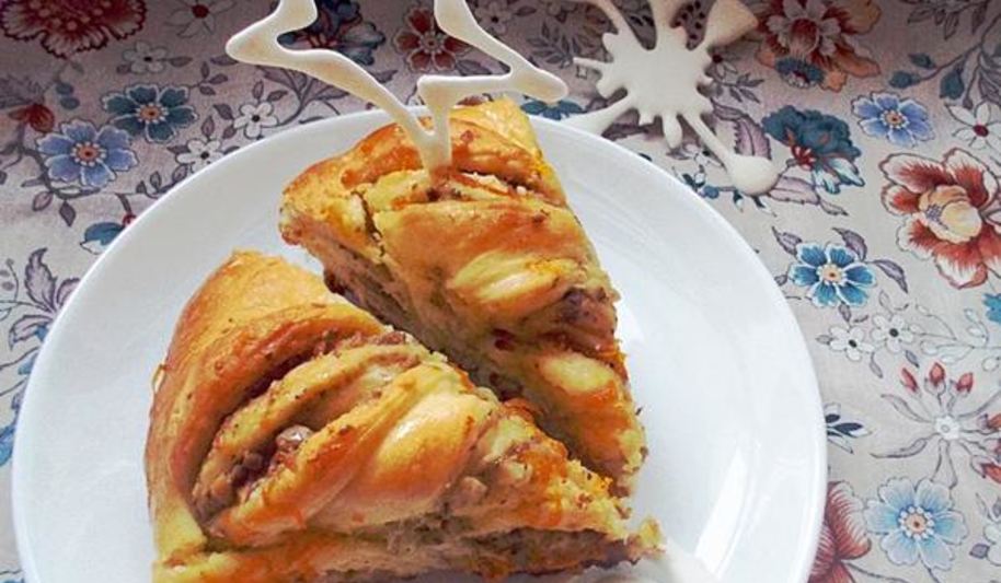 Рецепт дрожжевого пирога апельсинового вихрь