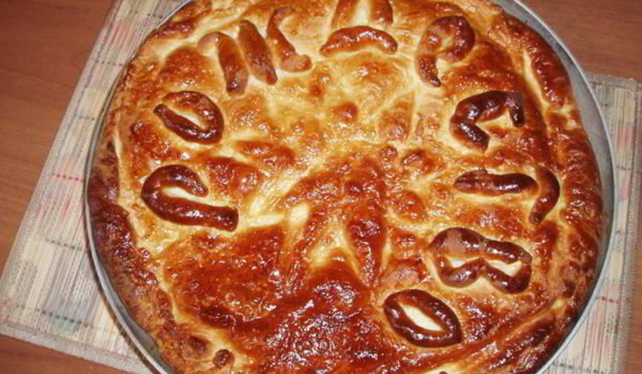 Рецепт дрожжевого пирога с зеленым луком