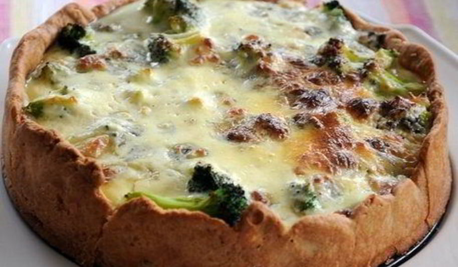Рецепт киша лорена с курицея и брокколи