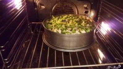 киш лорен с курицей и брокколи