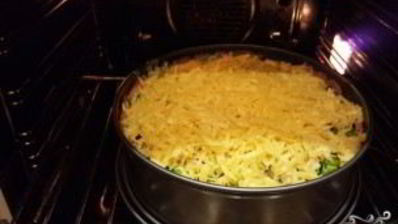 киш лорен с курицей и брокколи