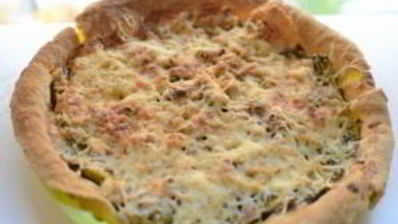 киш с брокколи и тунцом