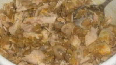 киш с курицей и грибами