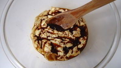 кофейный пирог с черникой