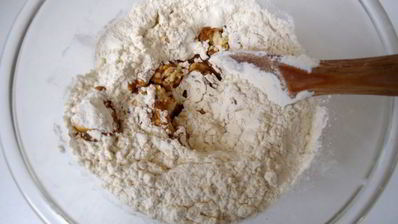 кофейный пирог с черникой