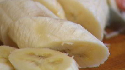 легкий пирог с бананами и инжиром