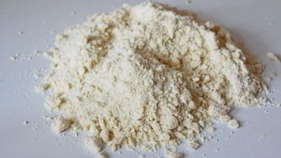 насыпной пирог с персиками