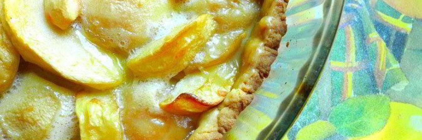 Нежный яблочный пирог