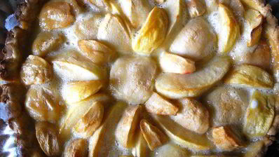 нежный яблочный пирог