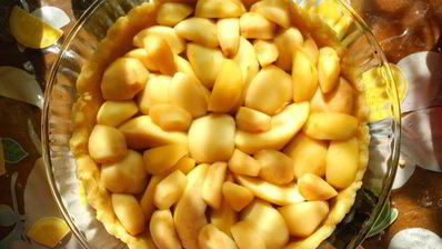 нежный яблочный пирог