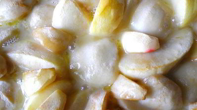 нежный яблочный пирог