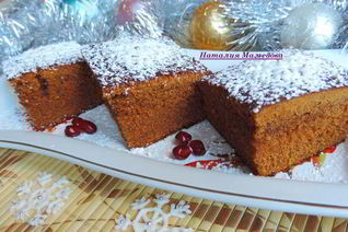 Новогодний имбирный пирог