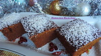 новогодний имбирный пирог