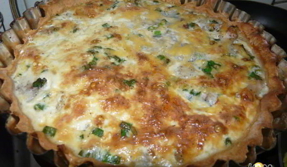 Рецепт открытого рыбного пирога