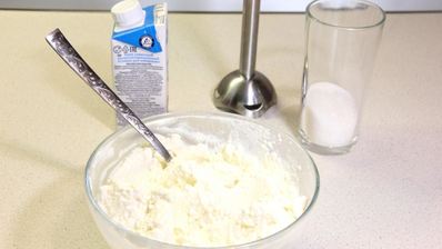 песочный пирог фрукты творог щавель