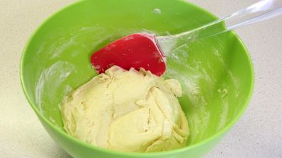 песочный пирог фрукты творог щавель