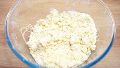 песочный пирог с творогом