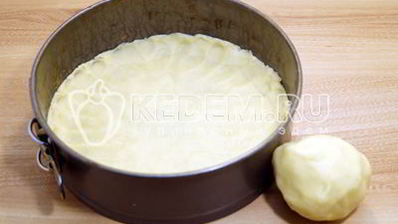 песочный пирог с творогом