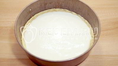 песочный пирог с творогом