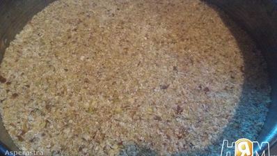 пирог из хурмы с мандариновой карамелью