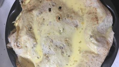 пирог из лаваша с печенью и баклажаном