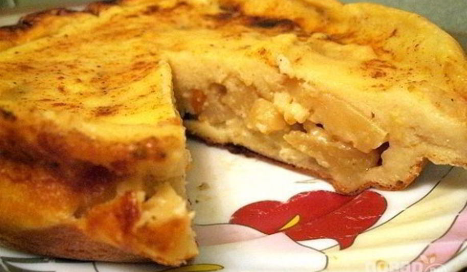 Рецепт пирога на кефире с мясом