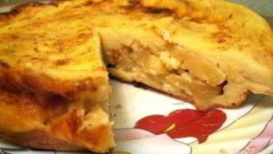 пирог на кефире с мясом