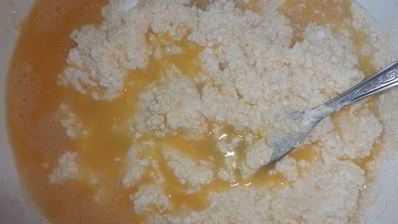 пирог с абрикосами и черешней